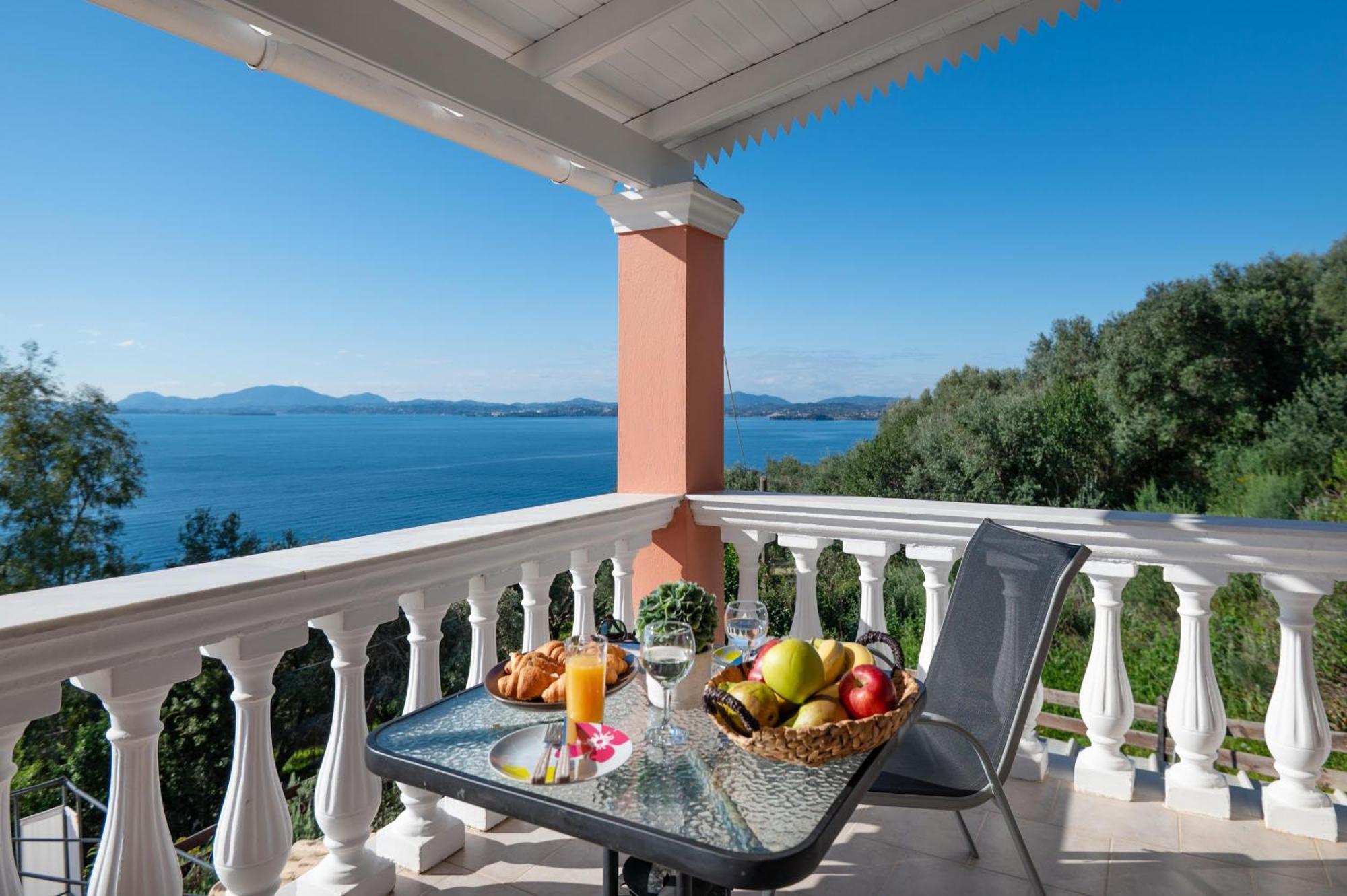 Sunrise View Apartments Barbati Dış mekan fotoğraf